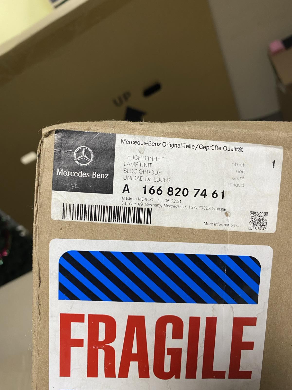 ПП фара Mercedes-Benz 12