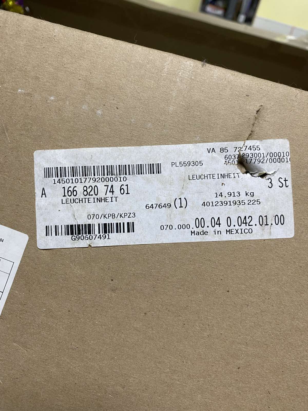 ПП фара Mercedes-Benz 13